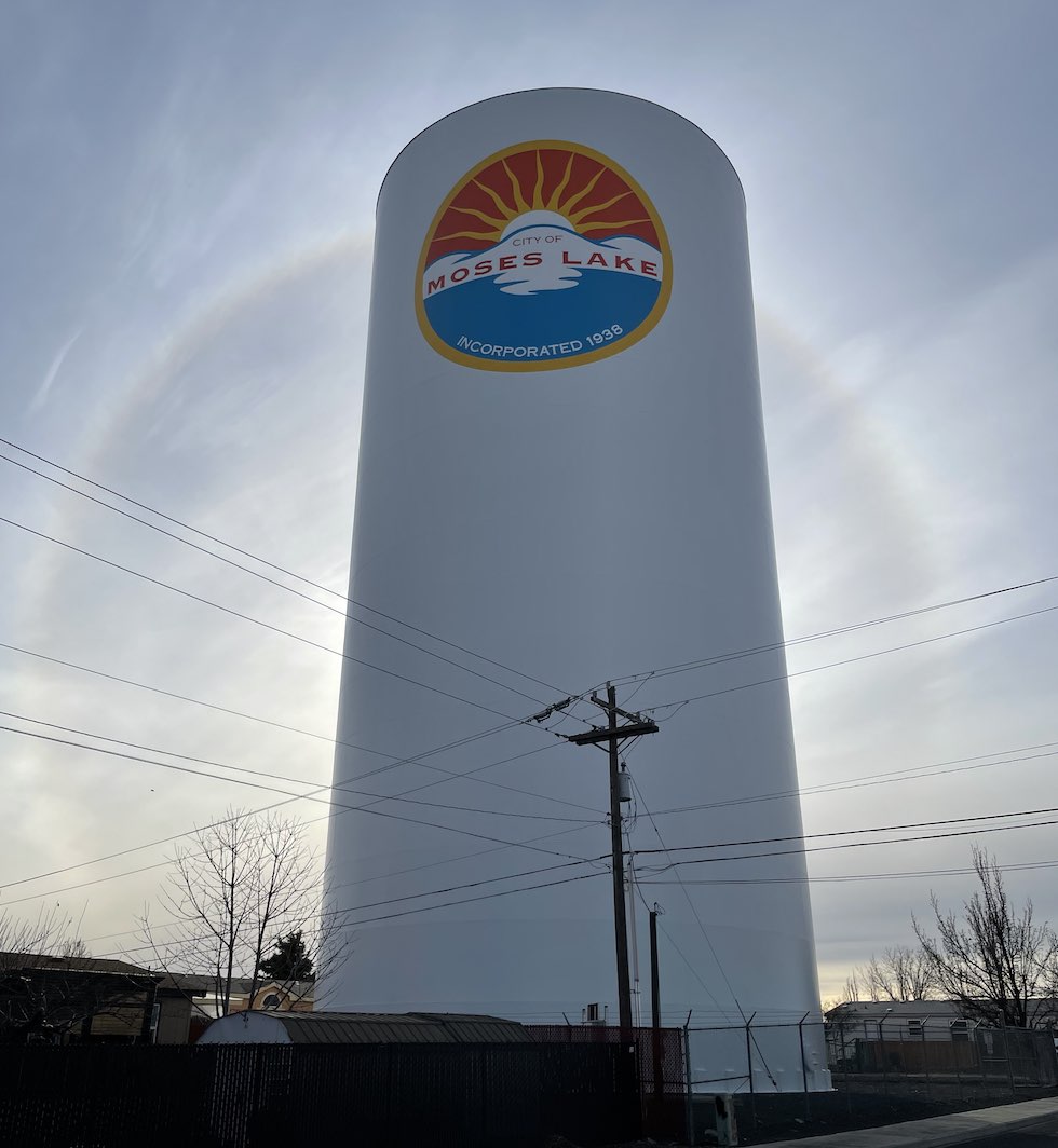 Moses Lake Water Tank High Performance Coatings